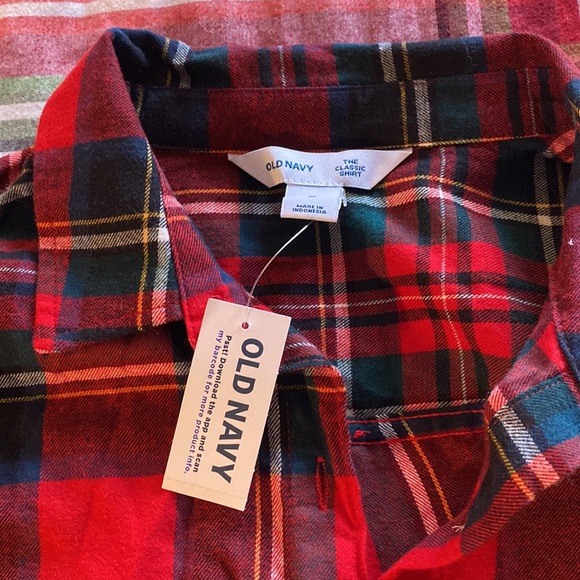 Old Navy plaid flannel - Picture 5 of 6